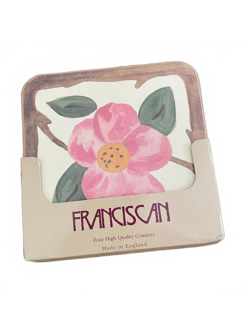 Franciscan Desert Rose drink coasters NEW set of 4